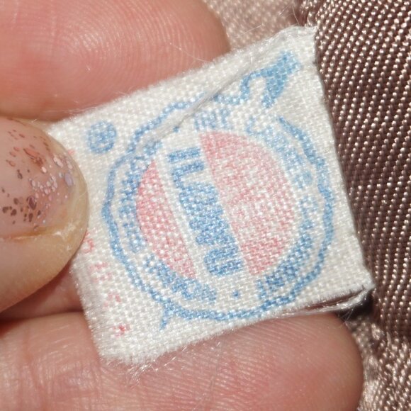 Vintage 70s ILGWU Plaid Suede Leather Elbow Pads Pure Wool Blazer Small 6 - Picture 6 of 8